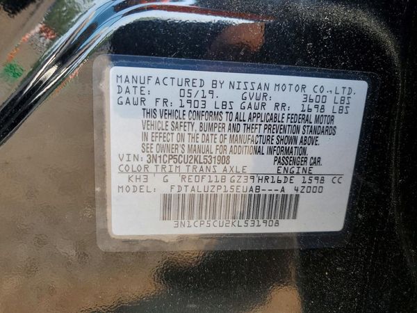 2019 NISSAN KICKS