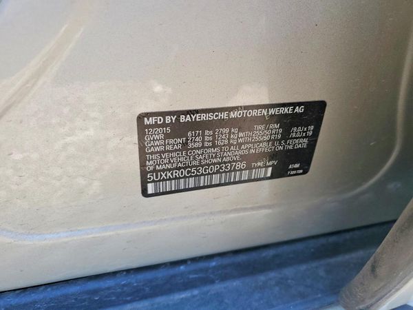 2016 BMW X5 xDrive35i