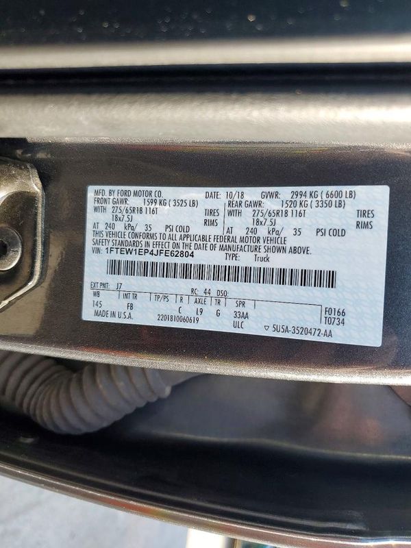 2018 FORD F150