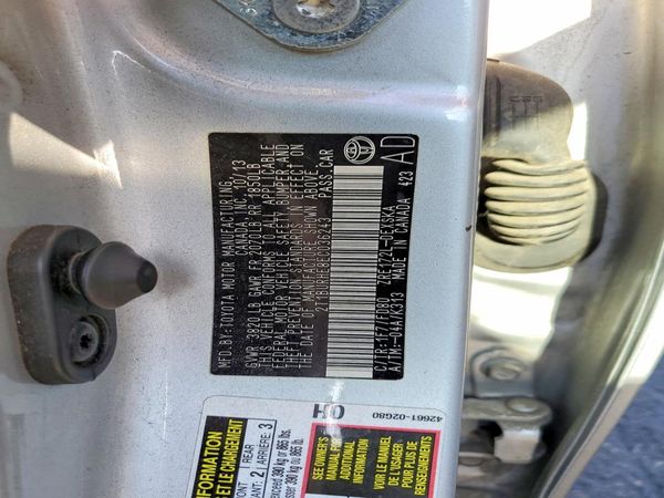 2014 TOYOTA COROLLA L/LE