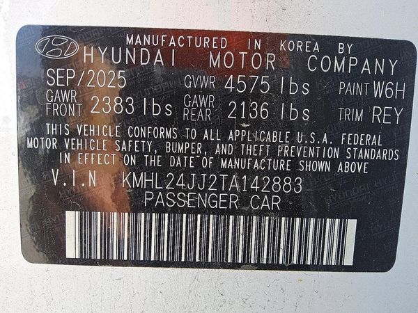 2026 HYUNDAI SONATA HYBRID Blue