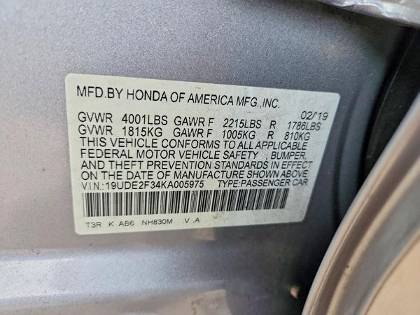2019 ACURA ILX