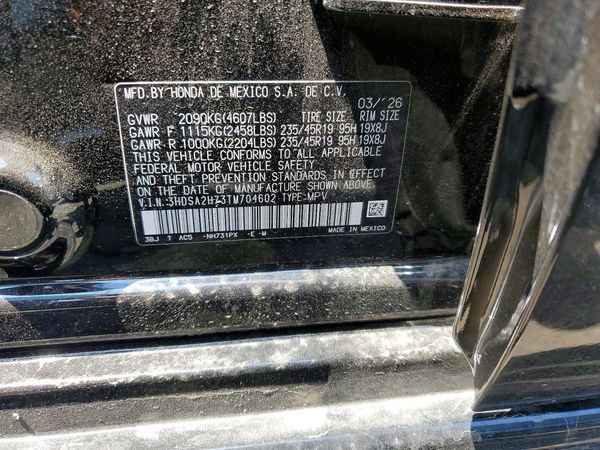 2026 ACURA ALL OTHER A-Spec Advance/ Type S — VINS
