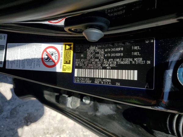 2019 TOYOTA HIGHLANDER SE/XLE