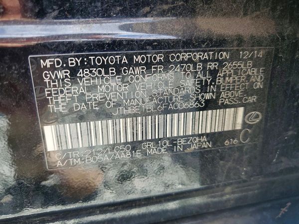 2015 LEXUS GS 350