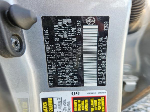 2018 TOYOTA CAMRY L/LE/SE/XLE
