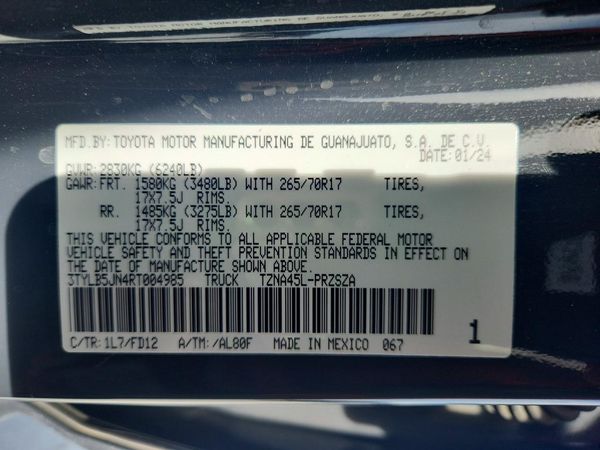 2024 TOYOTA TACOMA