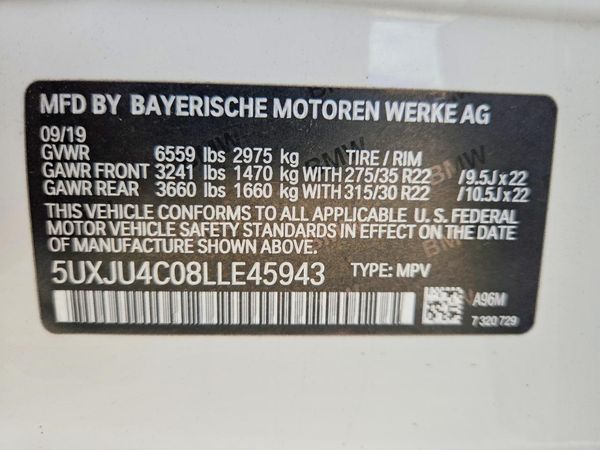 2020 BMW X5 M50i