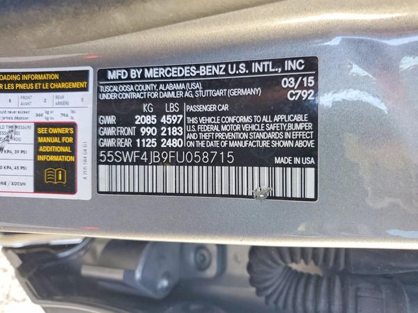 2015 MERCEDES-BENZ C Base