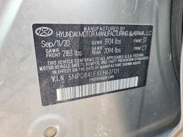 2020 HYUNDAI ELANTRA