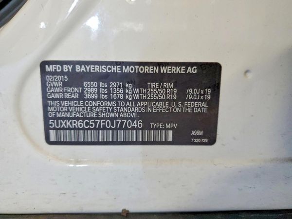 2015 BMW X5 xDrive50i