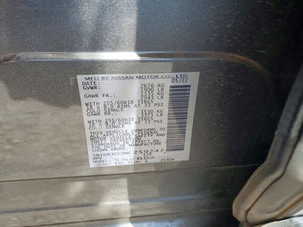 2022 NISSAN PATHFINDER SL