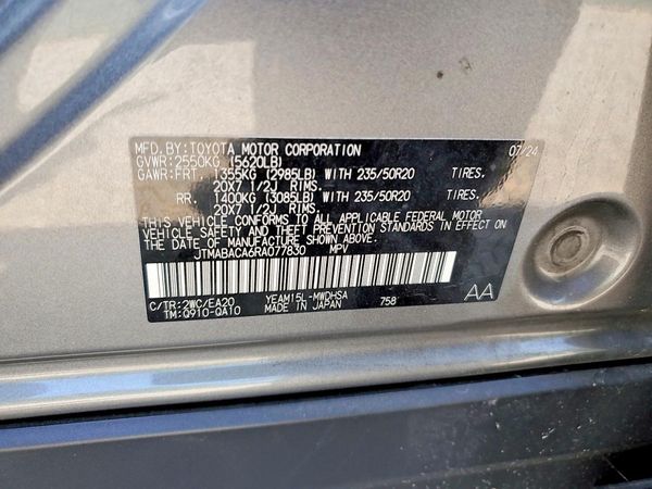 2024 TOYOTA BZ4X