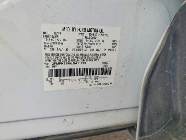 2020 FORD EDGE SEL