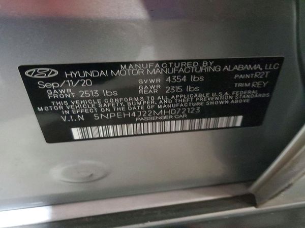 2021 HYUNDAI SONATA Limited