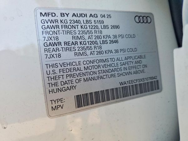 2025 AUDI Q3