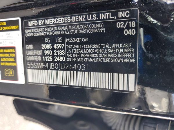 2018 MERCEDES-BENZ C C300