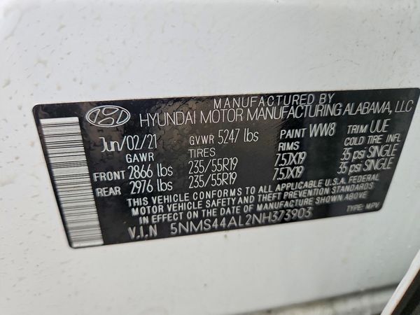 2022 HYUNDAI SANTA FE Limited