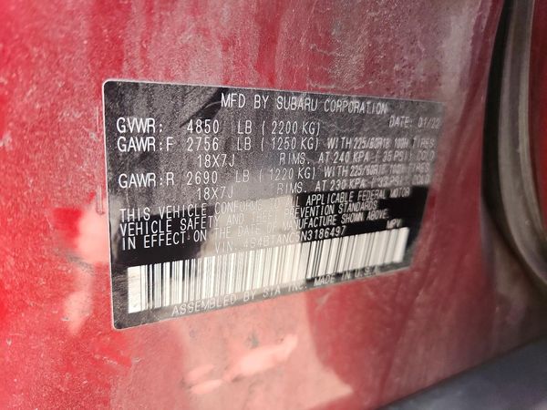 2022 SUBARU OUTBACK Limited
