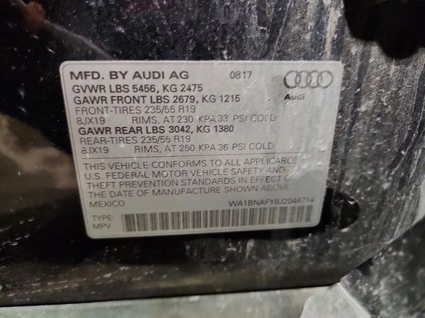 2018 AUDI Q5 quattro Premium Plus