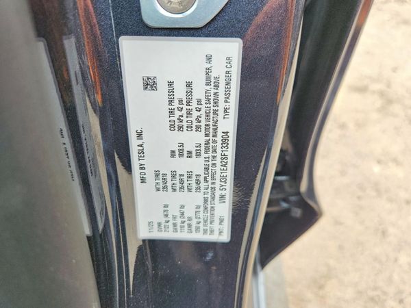 2025 TESLA MODEL 3