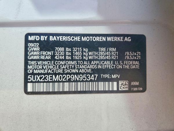 2023 BMW X7 xDrive40i
