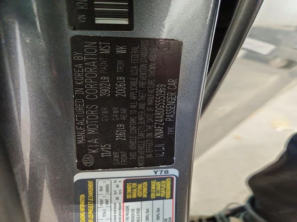 2016 KIA FORTE TOP (High Grade)