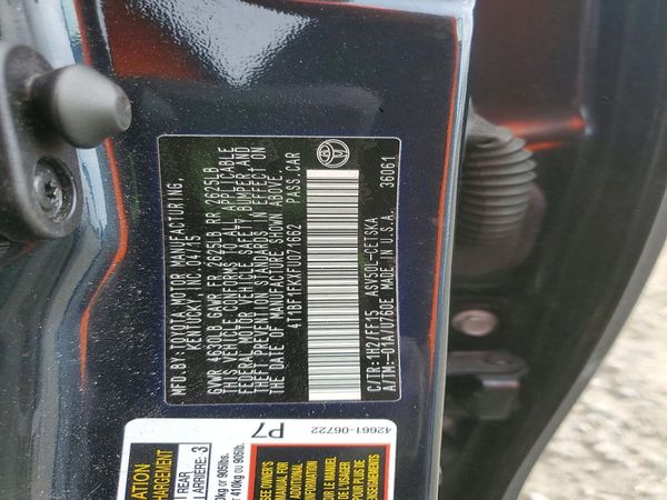 2015 TOYOTA CAMRY