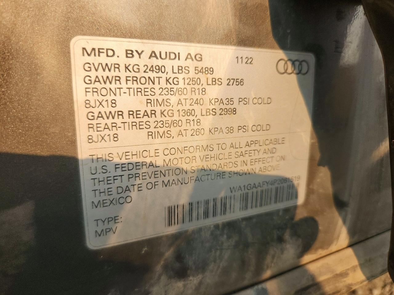 2023 AUDI Q5 S Line quattro Premium
