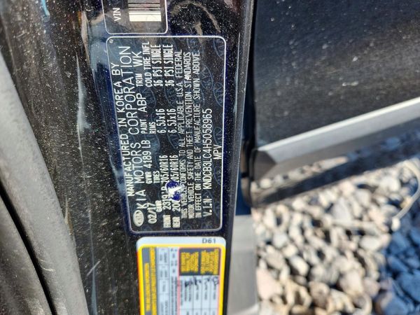 2017 KIA NIRO FE / LX / LX Tech