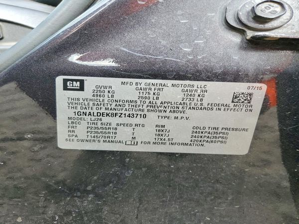 2015 CHEVROLET EQUINOX