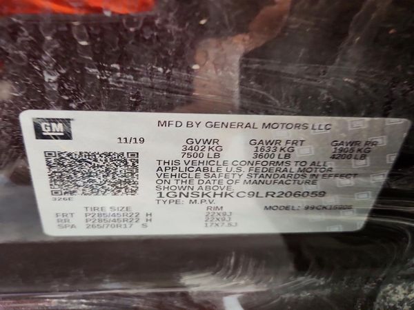 2020 CHEVROLET SUBURBAN LT