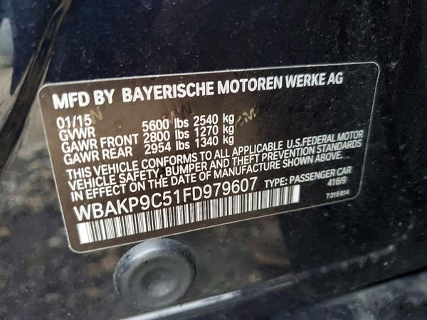 2015 BMW 550