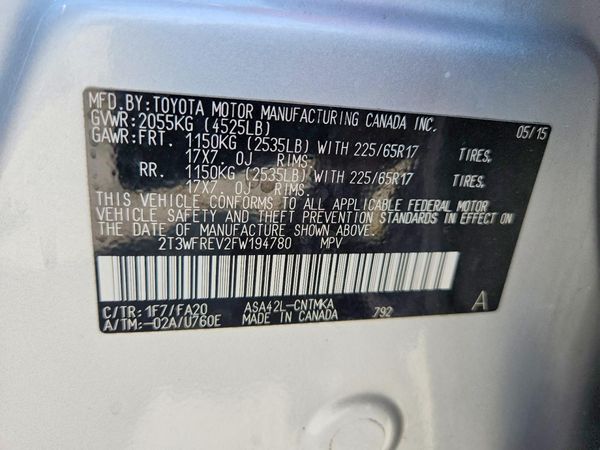 2015 TOYOTA RAV4