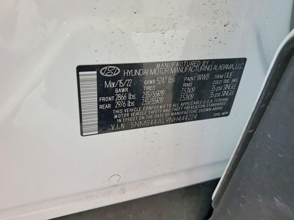 2022 HYUNDAI SANTA FE Limited