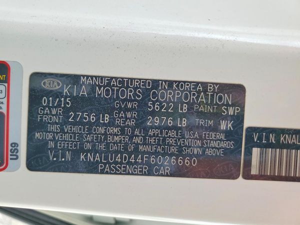 2015 KIA K900