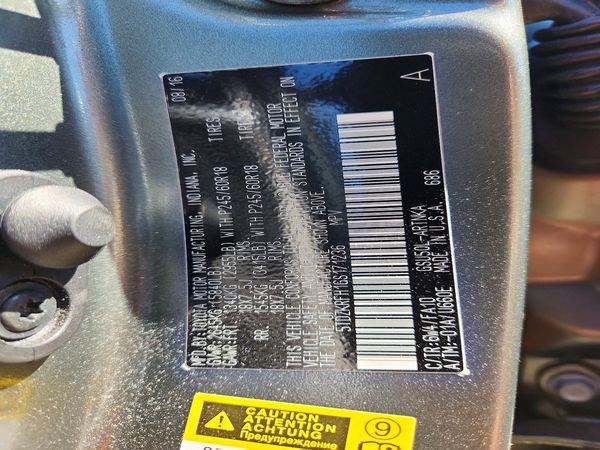 2016 TOYOTA HIGHLANDER Base/Hybrid