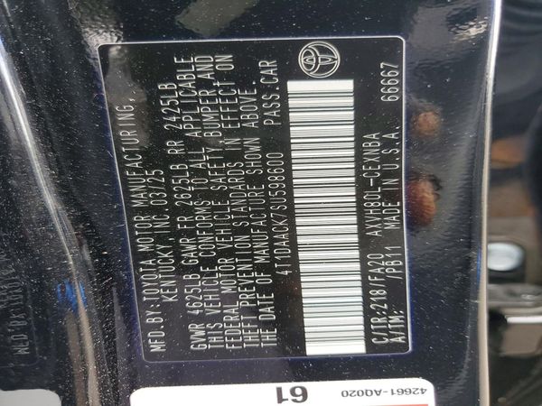 2025 TOYOTA CAMRY