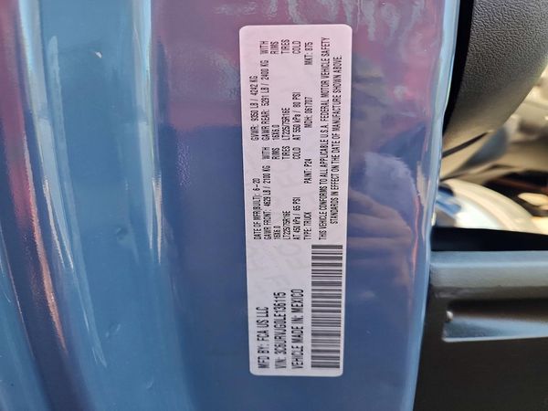 2020 RAM PROMASTER 3500 VF