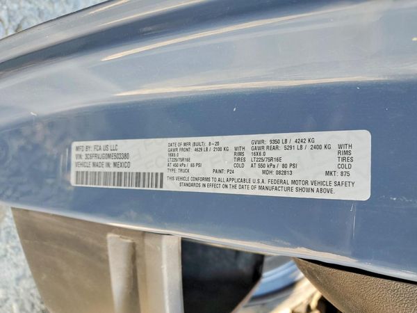 2021 RAM PROMASTER 3500