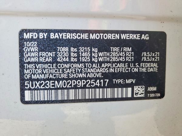 2023 BMW X7 xDrive40i