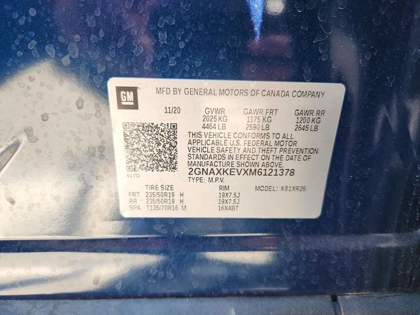 2021 CHEVROLET EQUINOX LT (1LT)