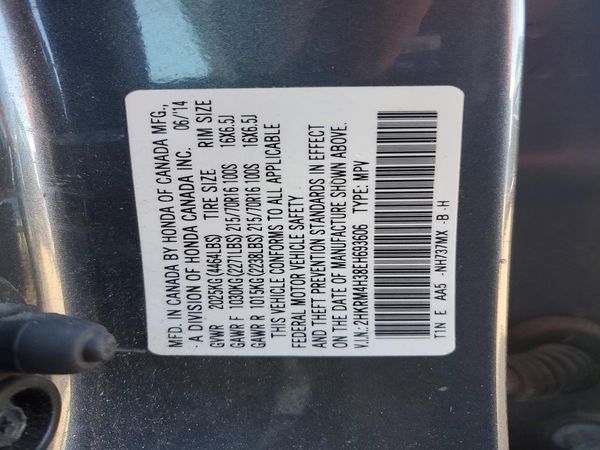 2014 HONDA CRV LX