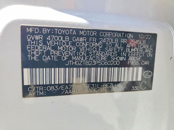 2023 LEXUS IS 350 350 F Sport