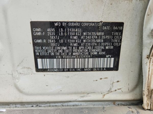 2018 SUBARU OUTBACK Limited+M/R+ES+NAVI