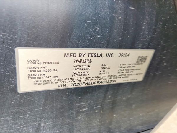 2024 TESLA CYBERTRUCK