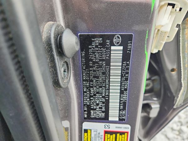 2021 TOYOTA CAMRY XSE