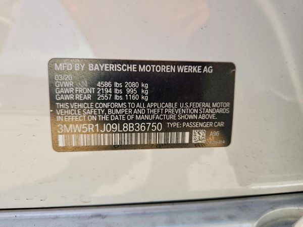 2020 BMW 330I