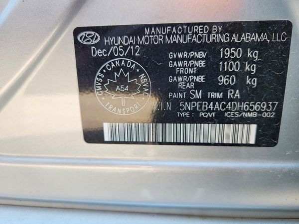2013 HYUNDAI SONATA GLS/ GLS Popular