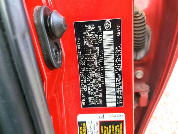 2012 TOYOTA CAMRY